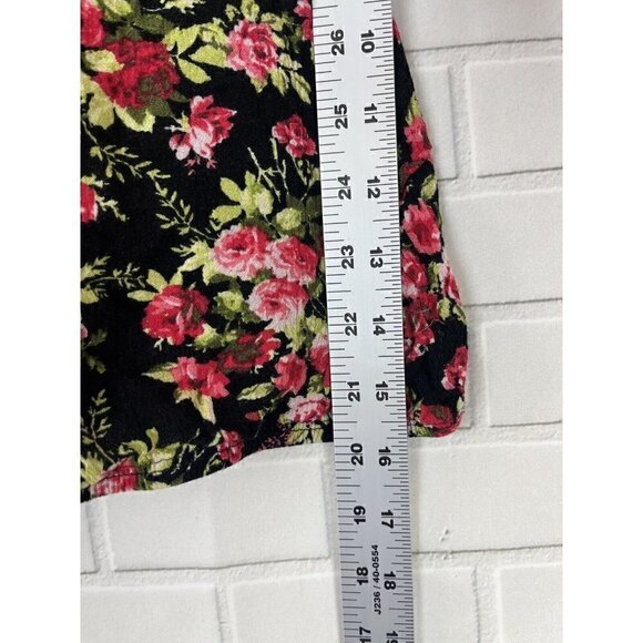 Miss Majesty Multicolor Black Floral Peasant Tank Top Blouse Kids Girls 3/4 - Picture 4 of 12